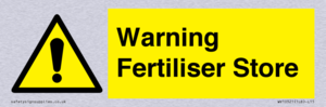 Warning Fertiliser Store